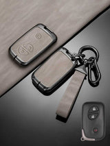 Lexus Key Genuine Leather & Metal Frame