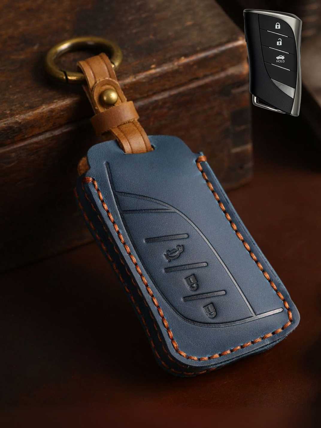 Premium Genuine Leather Lexus Key Cover
