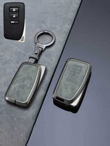 Vintage Leather Metal Alloy Lexus Key Cover