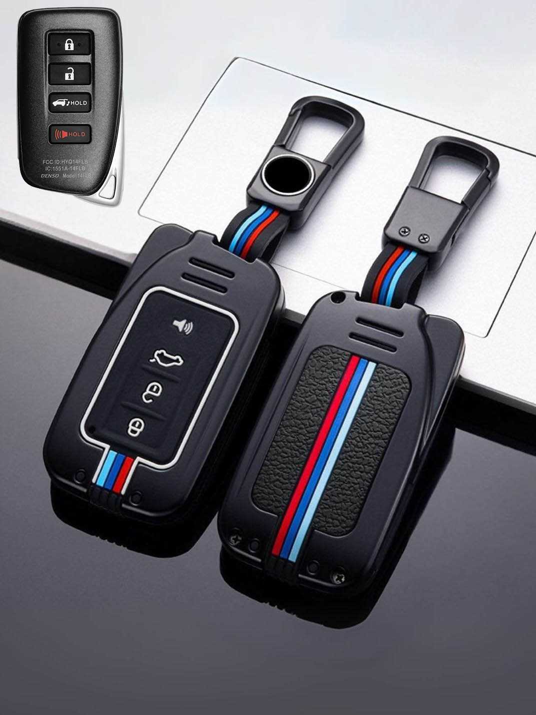 Luxury Colored Alloy Lexus Key Fob Case
