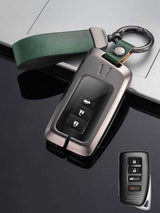 Vintage Leather Metal Alloy Lexus Key Cover