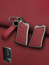Lexus Key Genuine Leather & Metal Frame