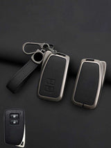 Lexus Key Genuine Leather & Metal Frame