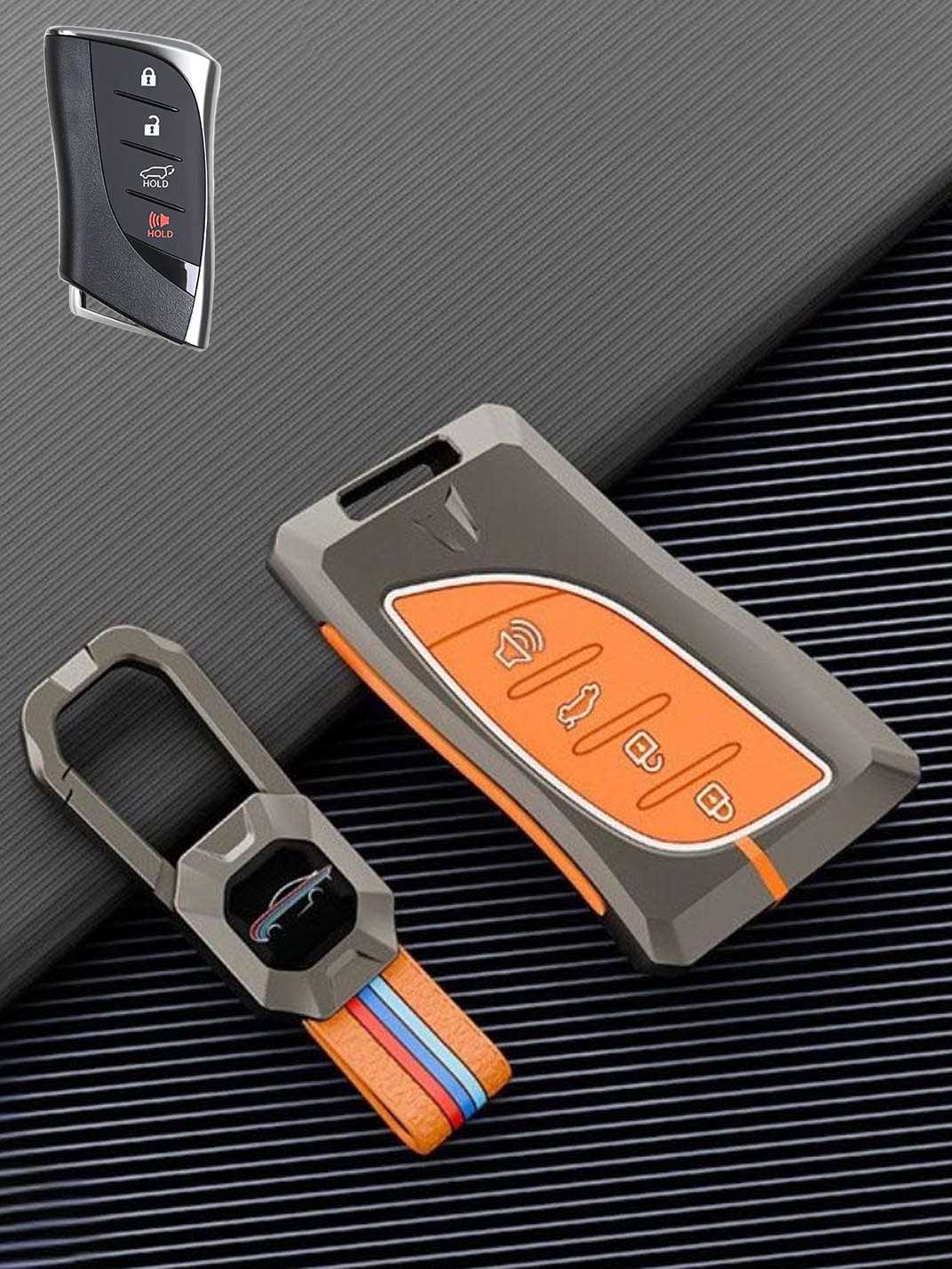 Luxury Colored Alloy Lexus Key Fob Case