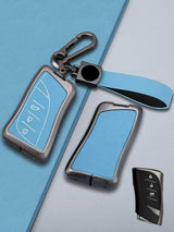 Lexus Key Genuine Leather & Metal Frame