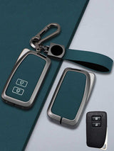 Lexus Key Genuine Leather & Metal Frame