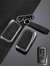 Lexus Key Genuine Leather & Metal Frame