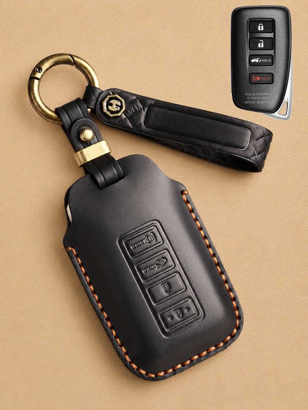 Premium Genuine Leather Lexus Key Cover