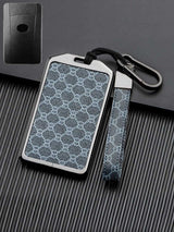 Lexus Key Fob Cover with Leather & Metal Frame