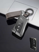 Vintage Leather Metal Alloy Lexus Key Cover