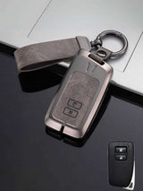 Lexus Key Genuine Leather & Metal Frame