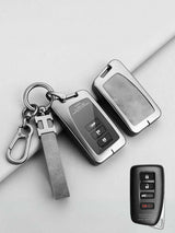 Vintage Leather Metal Alloy Lexus Key Cover