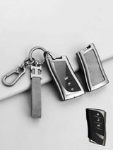 Vintage Leather Metal Alloy Lexus Key Cover