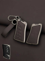 Lexus Key Genuine Leather & Metal Frame