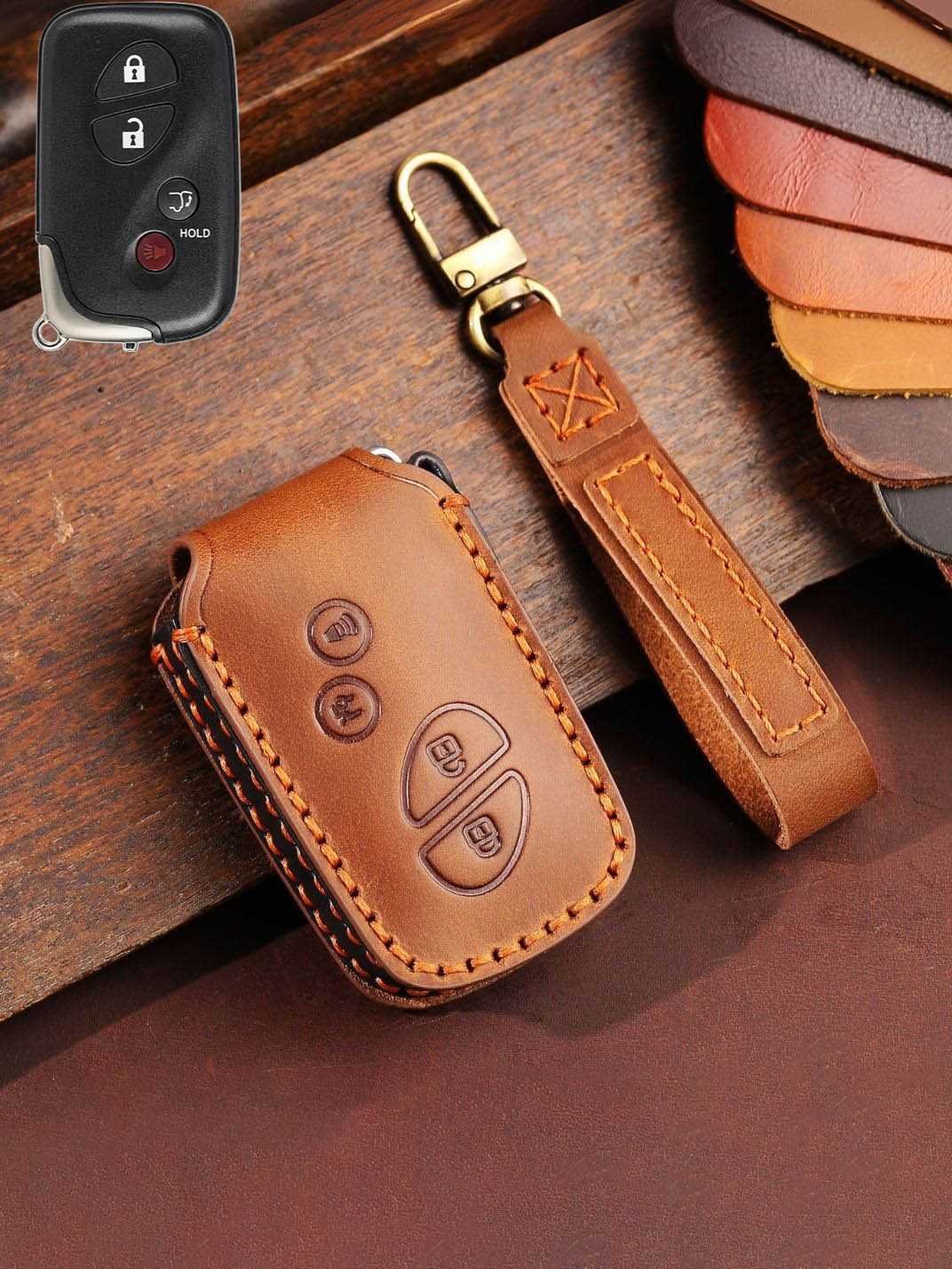 Premium Genuine Leather Lexus Key Cover