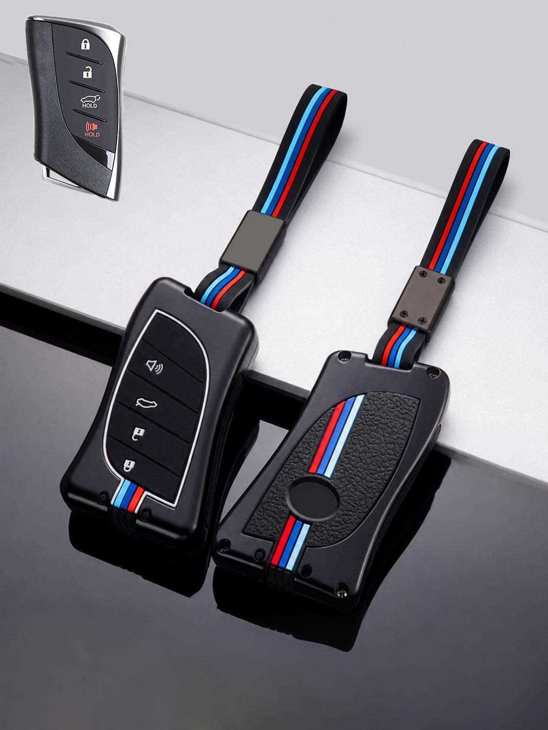 Luxury Colored Alloy Lexus Key Fob Case
