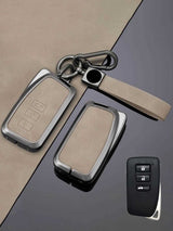 Vintage Leather Metal Alloy Lexus Key Cover