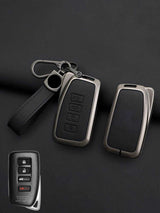 Lexus Key Genuine Leather & Metal Frame