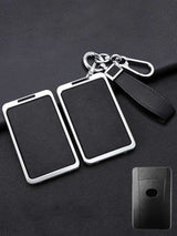 Lexus Key Fob Cover with Leather & Metal Frame