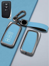 Lexus Key Genuine Leather & Metal Frame
