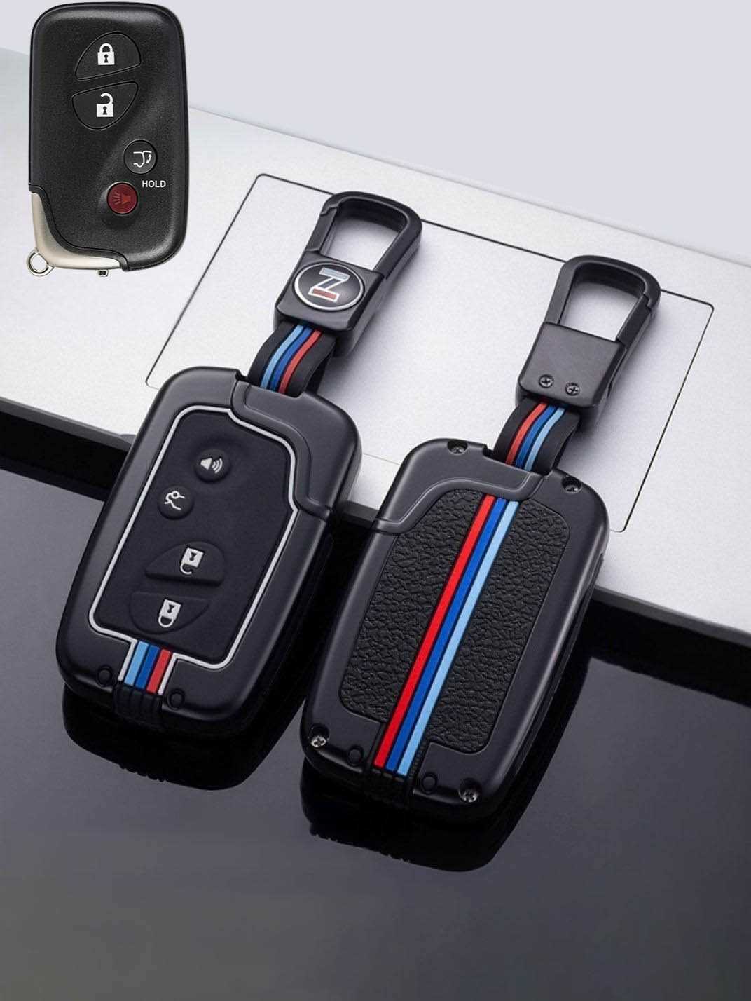 Luxury Colored Alloy Lexus Key Fob Case