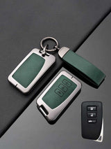 Lexus Key Genuine Leather & Metal Frame