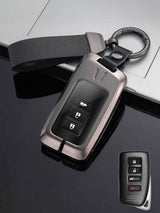 Vintage Leather Metal Alloy Lexus Key Cover
