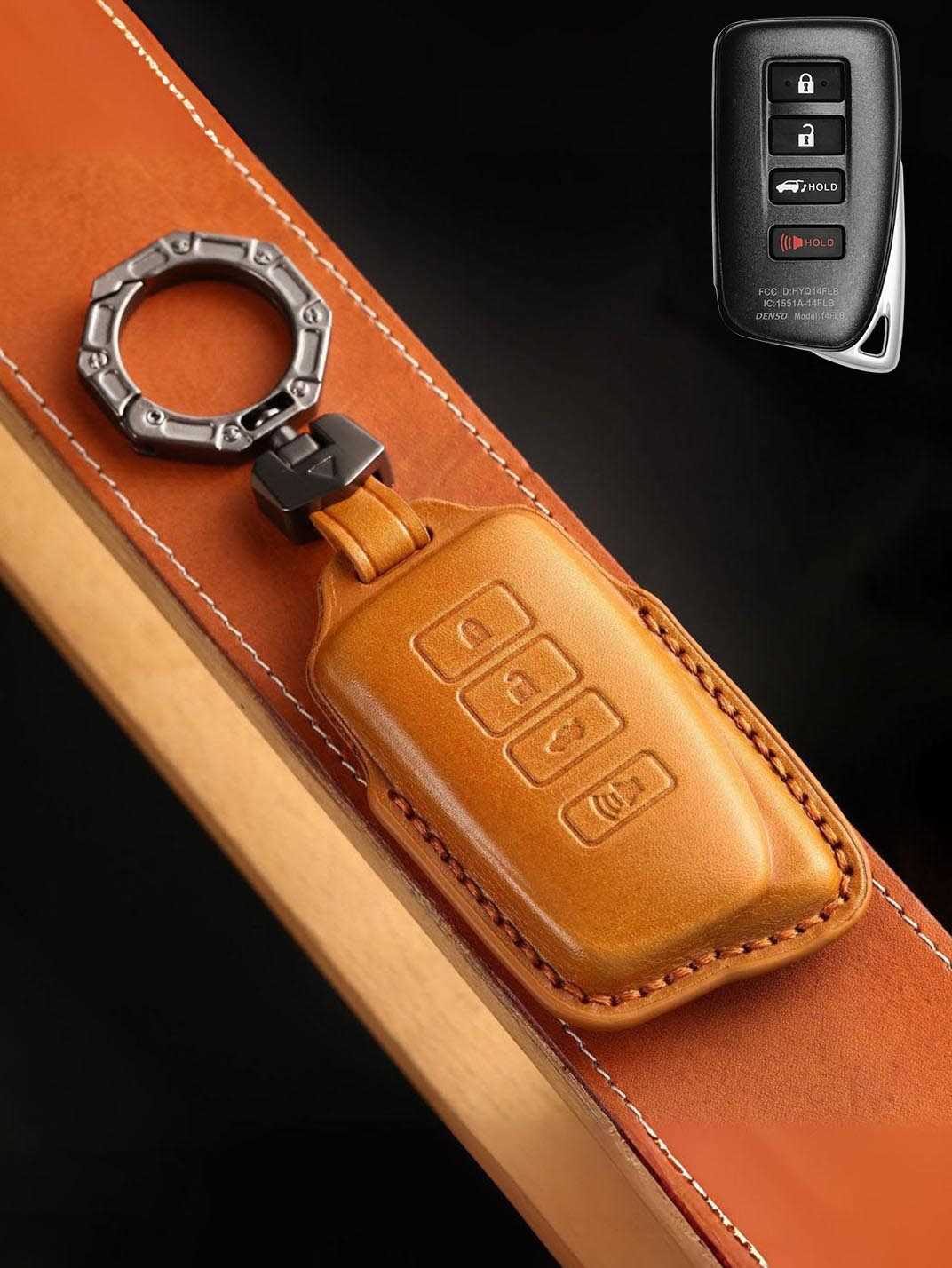 Premium Genuine Leather Lexus Key Cover