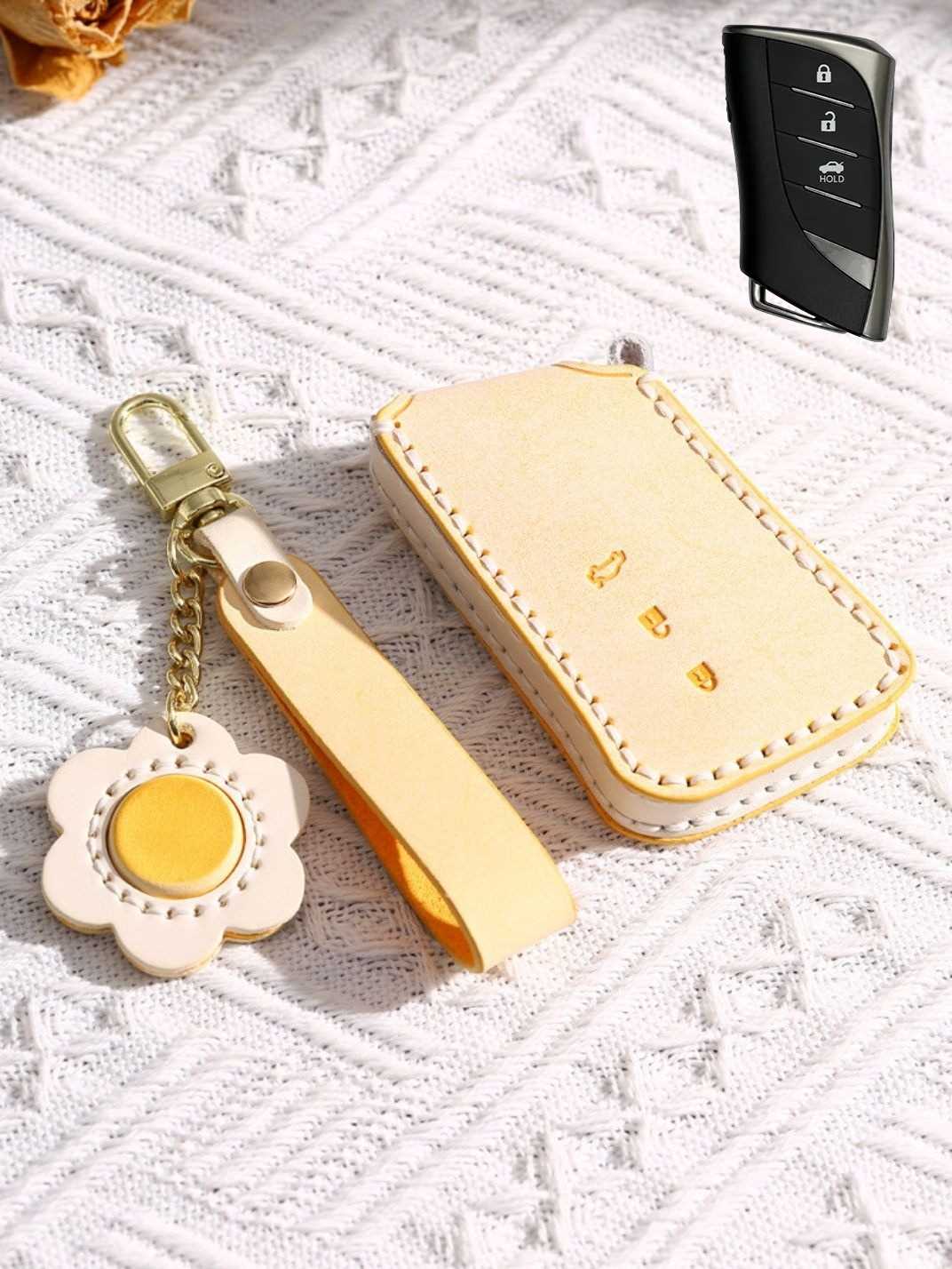 Premium Genuine Leather Lexus Key Cover