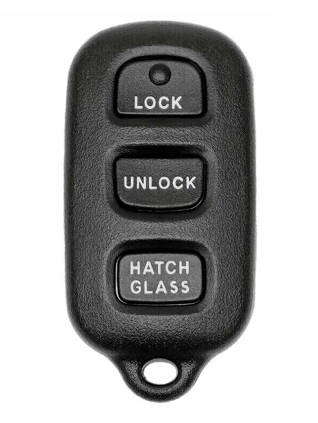 Visible Button Toyota Key Protector Shell