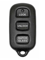 Visible Button Toyota Key Protector Shell