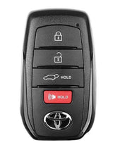 Visible Button Toyota Key Protector Shell