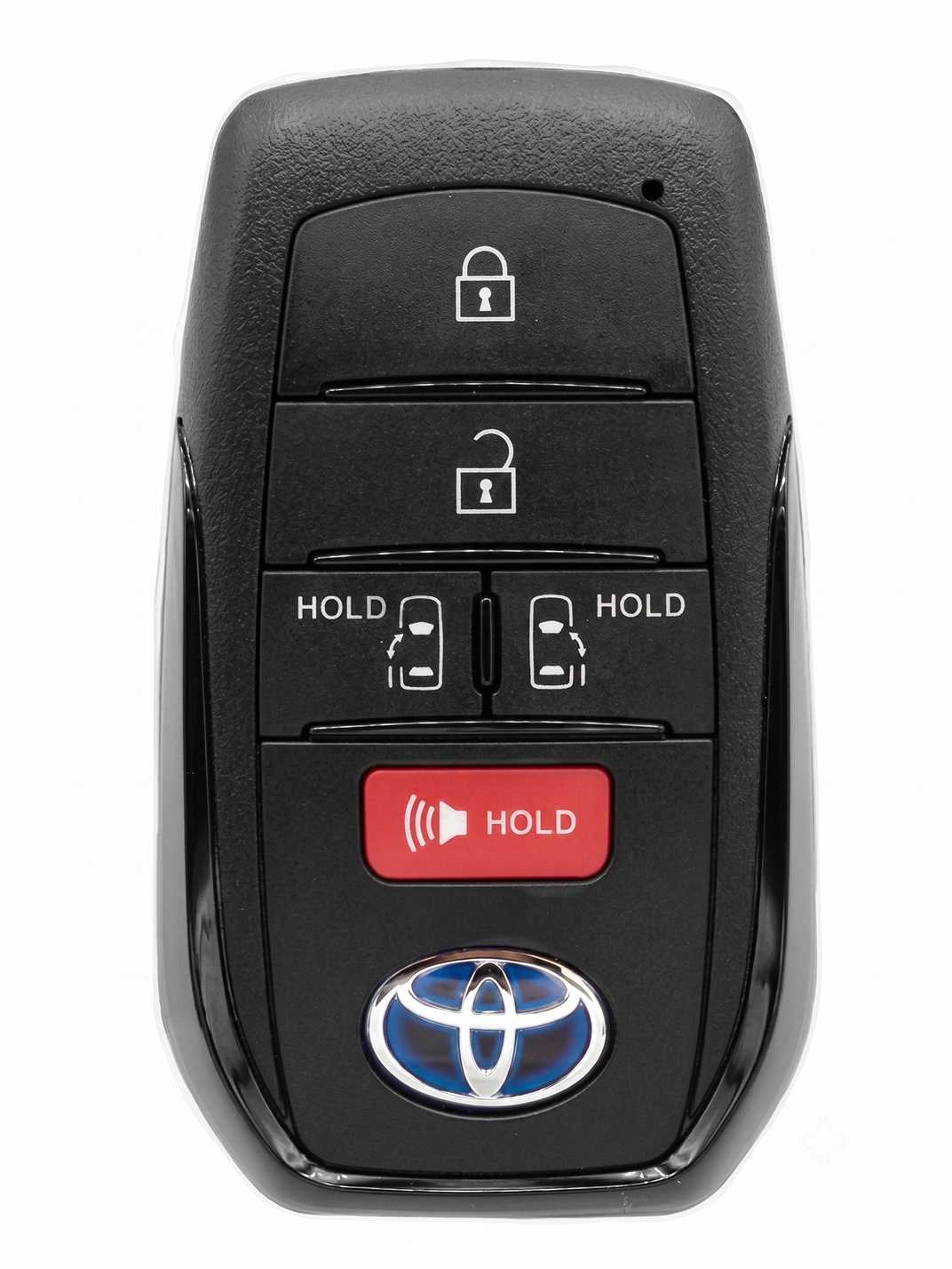 Visible Button Toyota Key Protector Shell