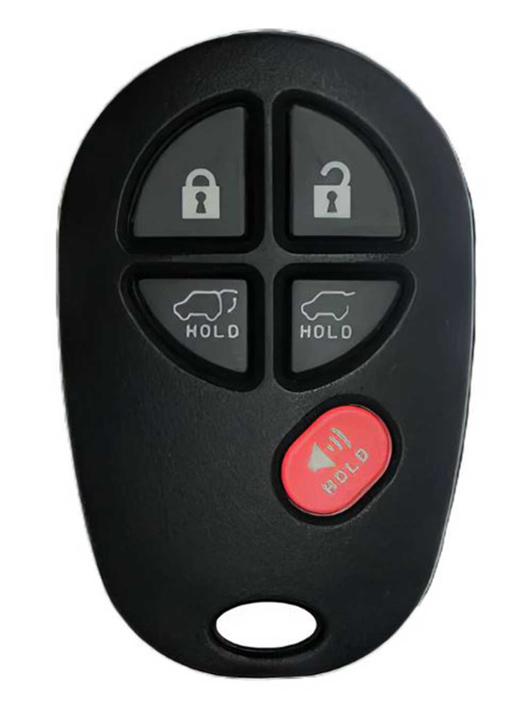 Premium Visible-Button Toyota Key Shell