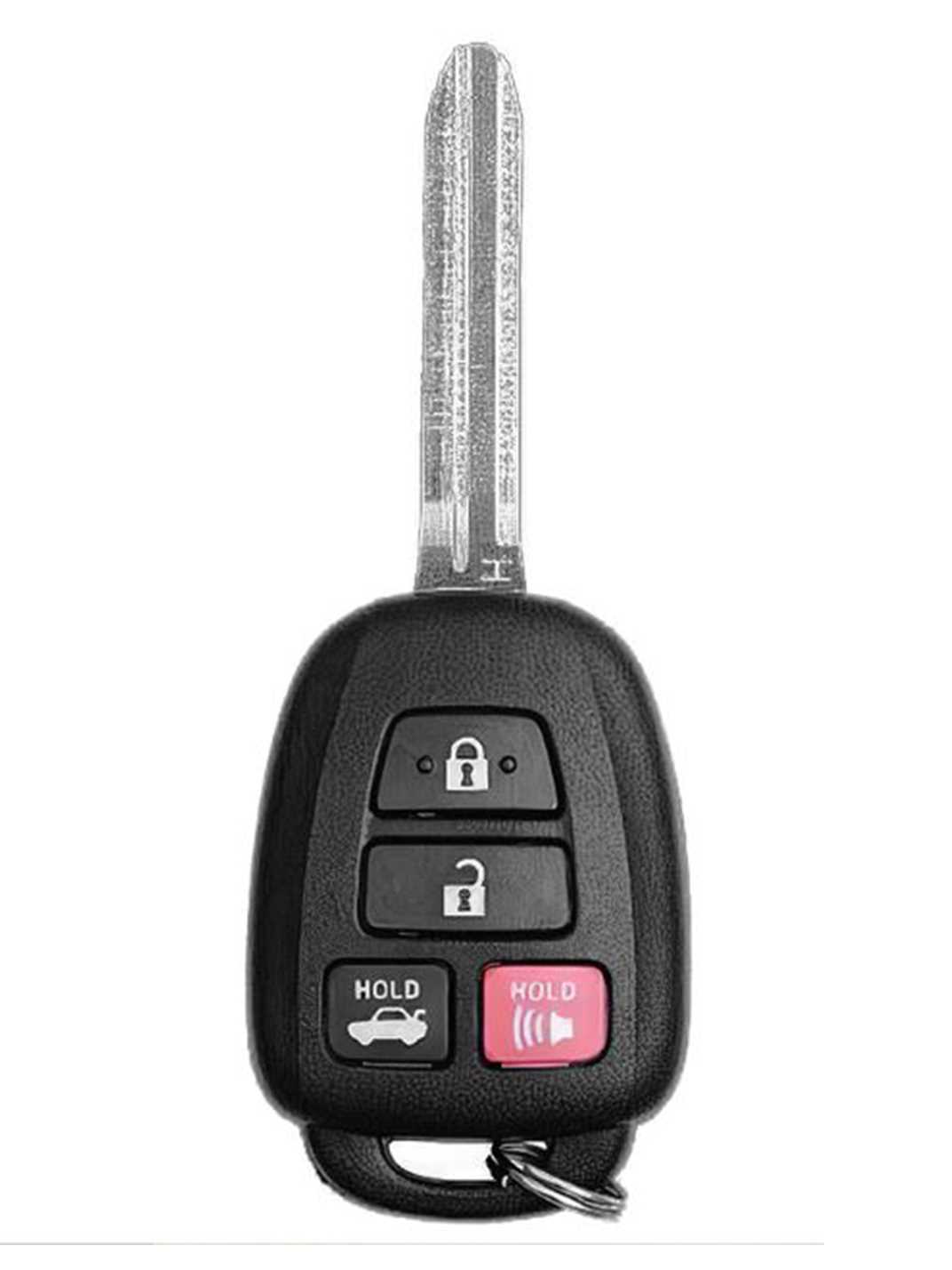 Premium Visible-Button Toyota Key Shell