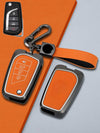 Toyota Key Genuine Leather & Metal Frame