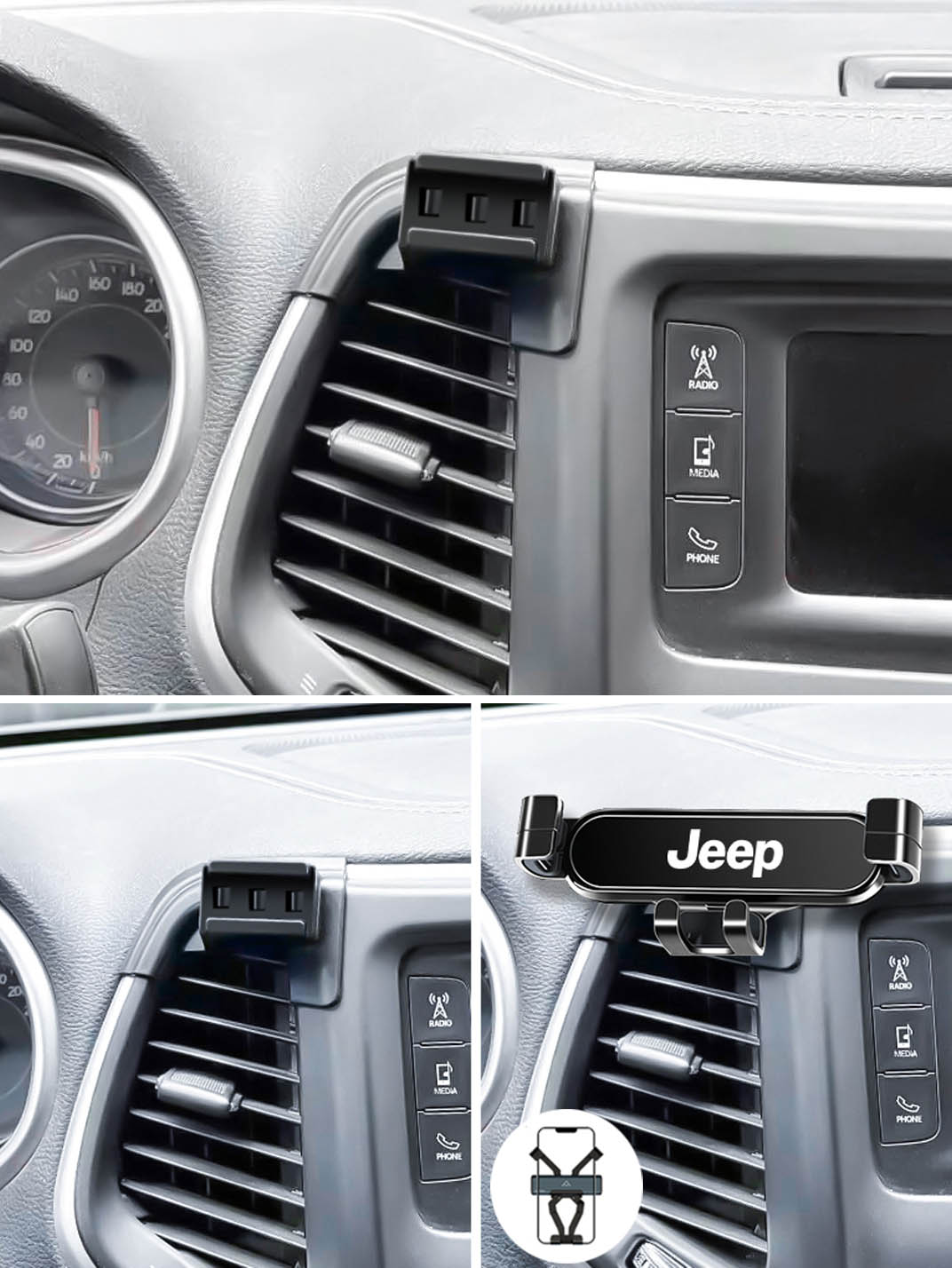 Martoffes™ Jeep Phone Holder