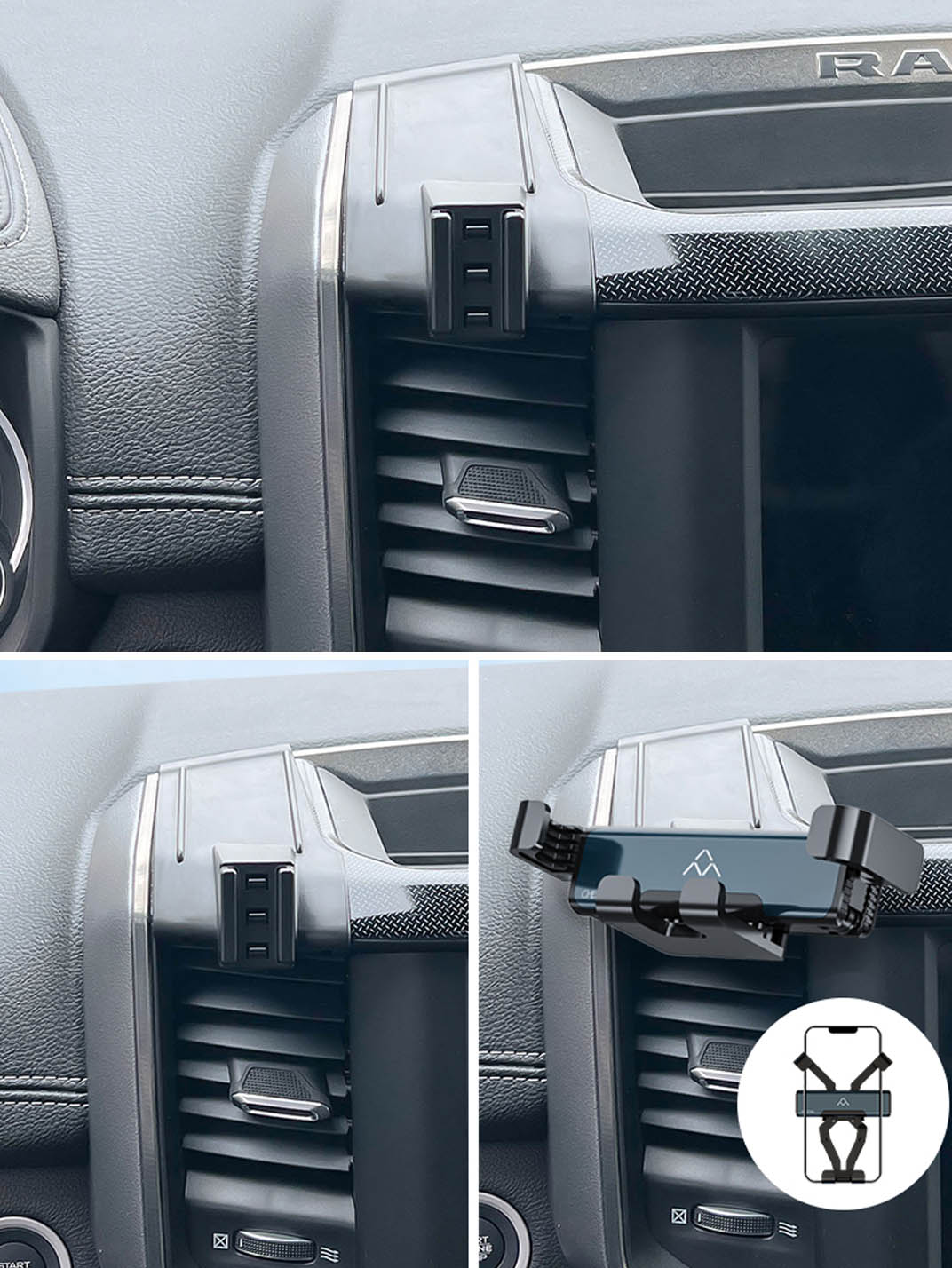 Martoffes™ Ram Truck Phone Holder