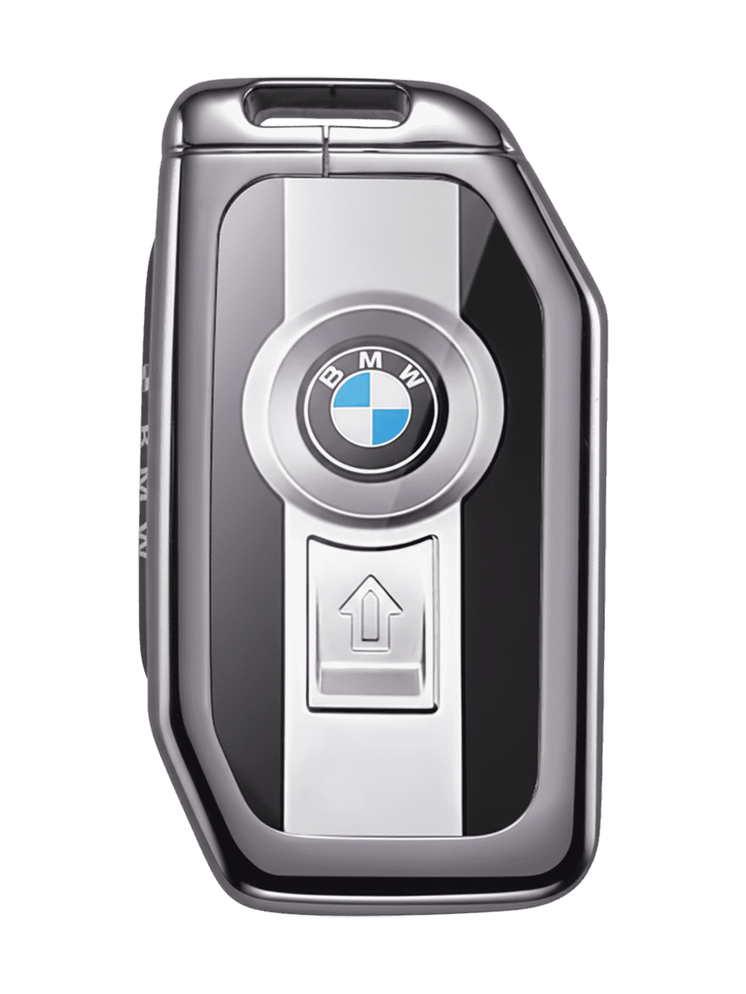 BMW Motorcycle Key Genuine Leather & Metal Frame