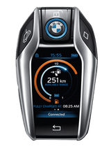 BMW Key Genuine Leather & Metal Frame