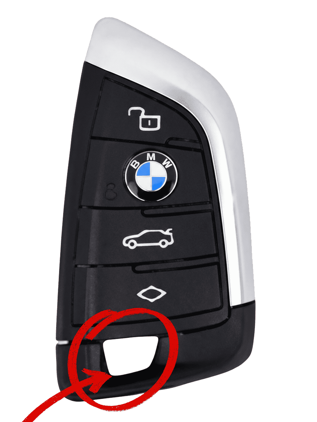 Visible Button BMW Key Protector Shell