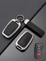 Toyota Key Genuine Leather & Metal Frame