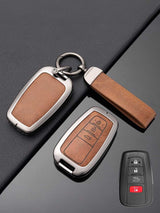 Premium Genuine Leather Toyota Key Cover