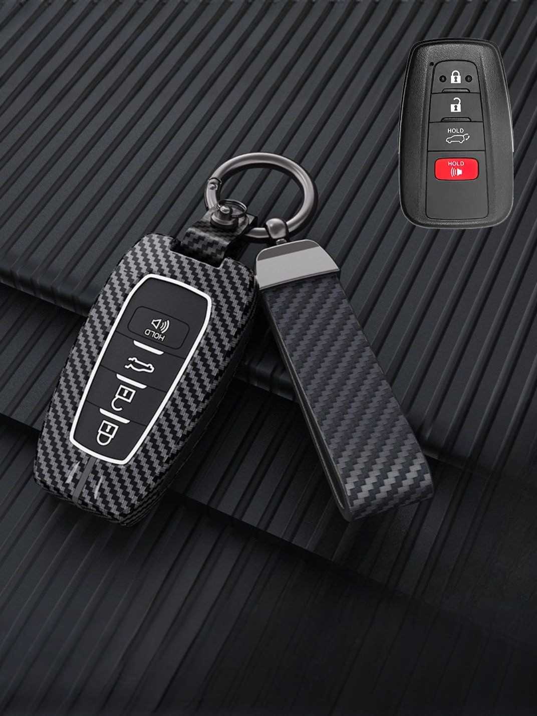 Luxury Colored Alloy Toyota Key Fob Case