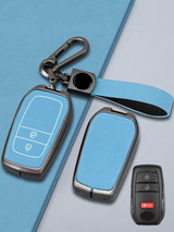 Toyota Key Genuine Leather & Metal Frame