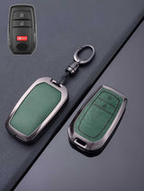 Toyota Key Genuine Leather & Metal Frame