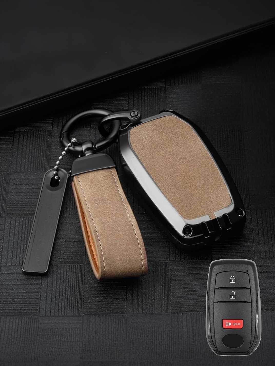 Genuine Alcantara Toyota Key Fob Cover