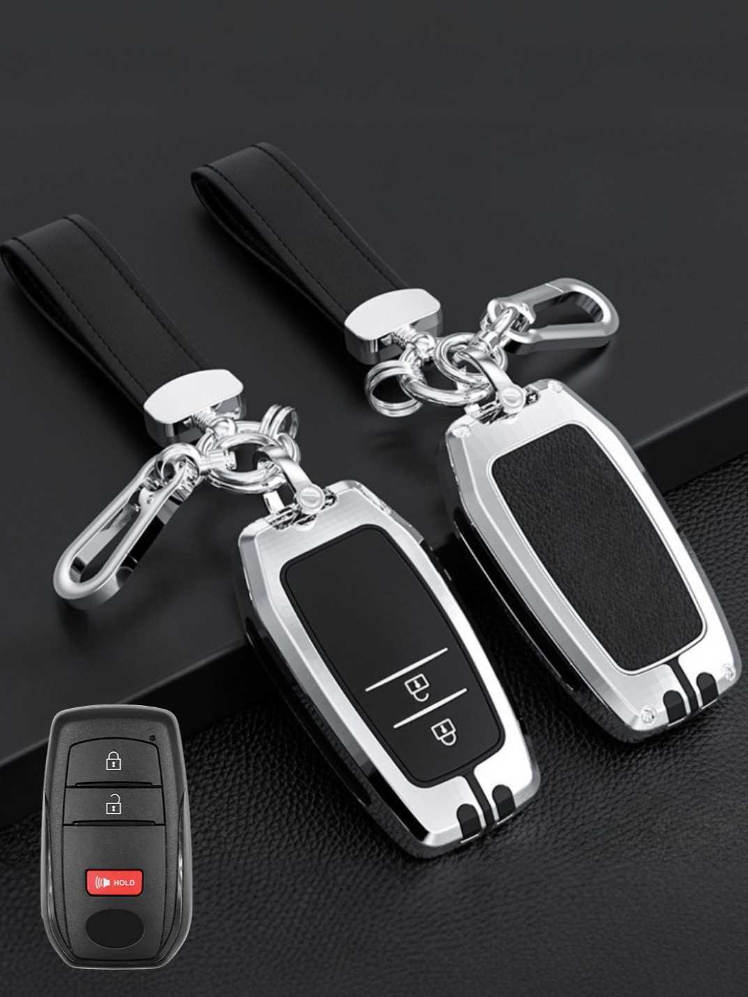 Luxury Colored Alloy Toyota Key Fob Case