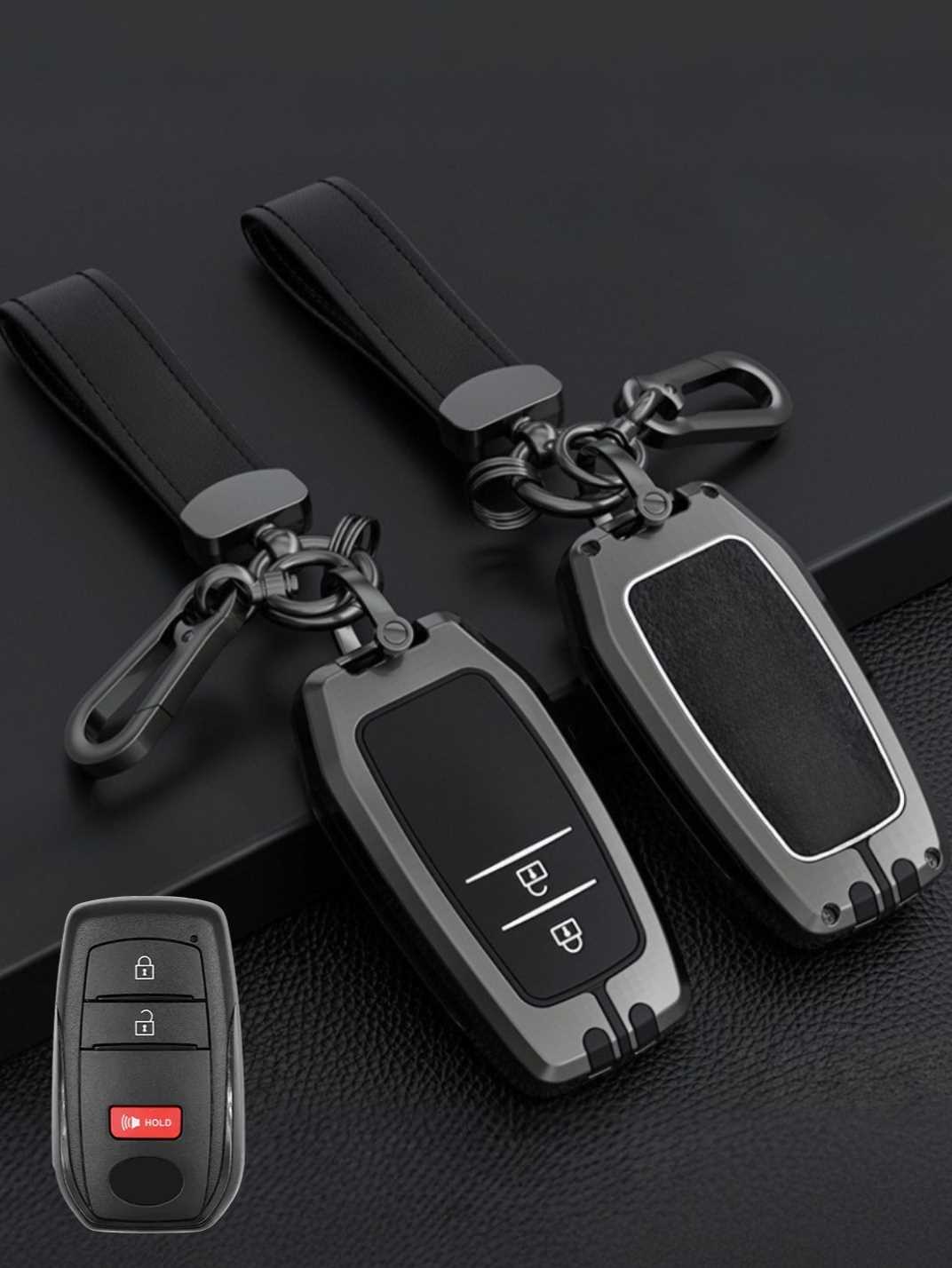 Luxury Colored Alloy Toyota Key Fob Case