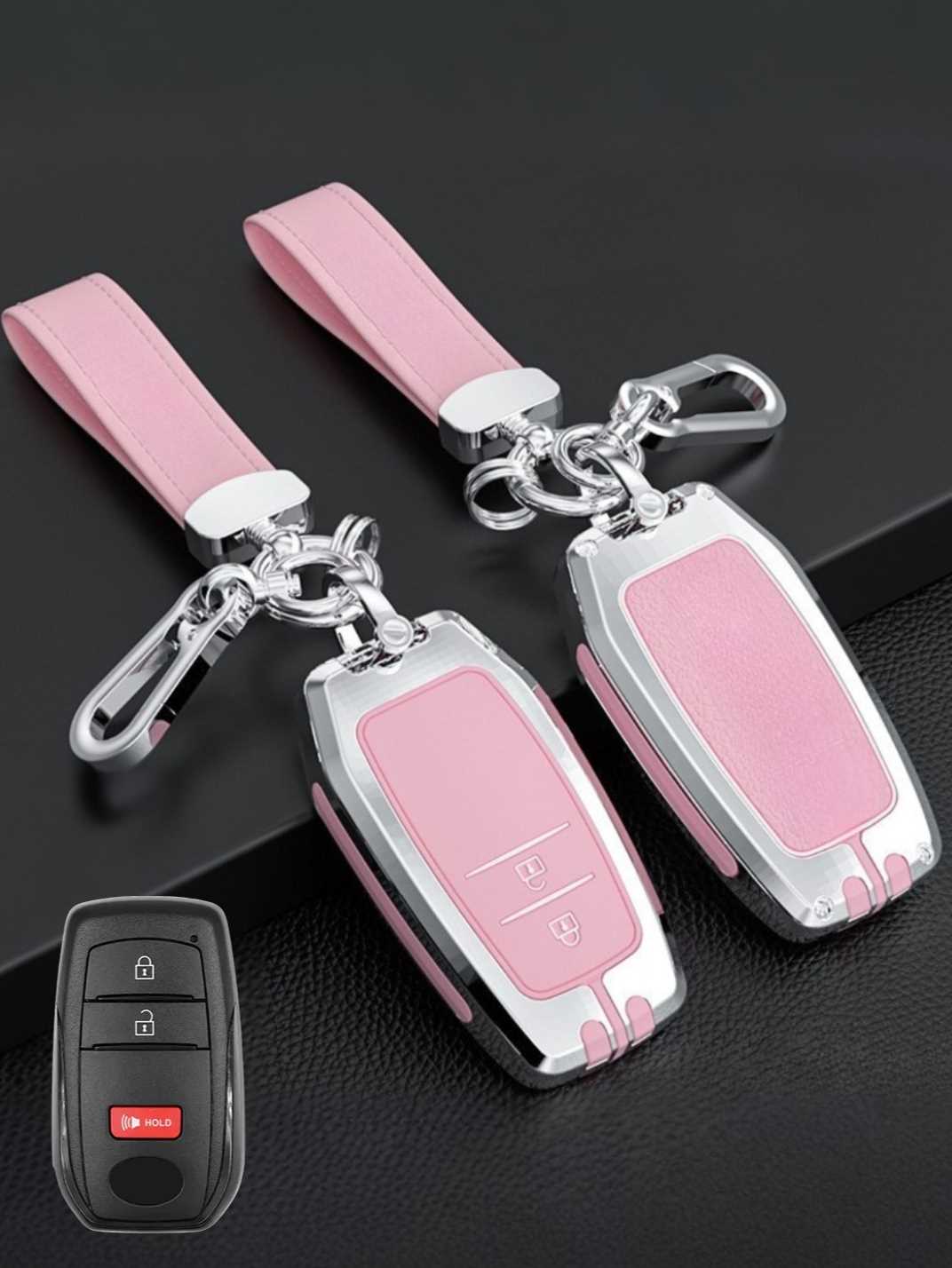 Luxury Colored Alloy Toyota Key Fob Case